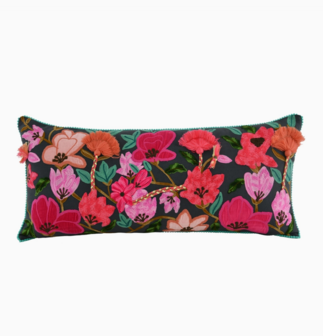 Finest blossom canvas cushion - 16x36&quot;