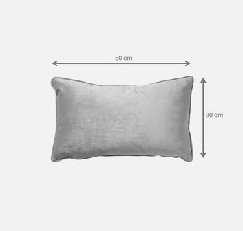 Velvet decorative cushion Finn - 30x50cm Insignia Blue