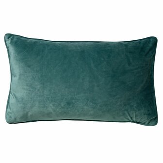 Velvet decorative cushion Finn - 30x50cm Sagebrush Green