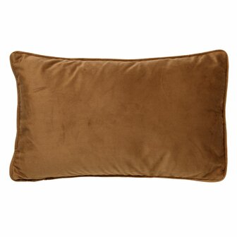 Fluweel sierkussen Finn - 30x50cm Tobacco Brown 