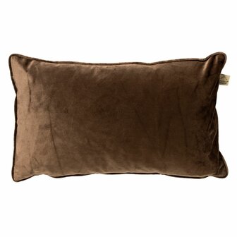 Velvet decorative cushion Finn - 30x50cm Chocolate Martini