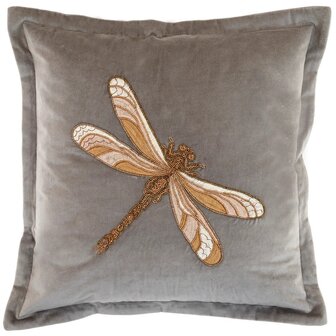  Decorative cushion Aria Gray - Luxury Velvet Design - Riva Home  19,7 x 19,7 inch