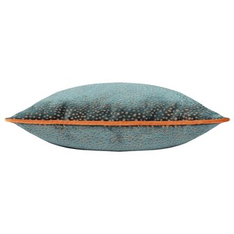 Estelle Spotted Cushion Blue/Rust