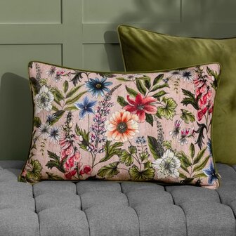 Hidcote Manor Alma floral cushion Blush 15.7 x 23.6 inch