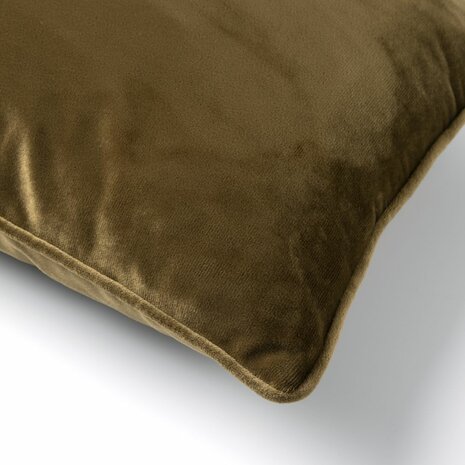 Velvet decorative cushion Finn - 30x50cm Military Olive