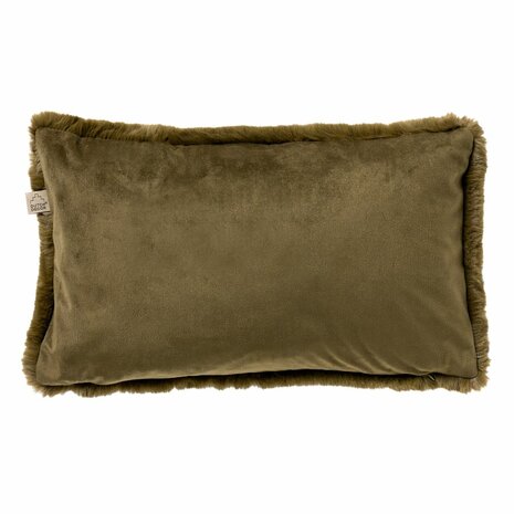 Zaya cushion  - 30x50cm Military Olive