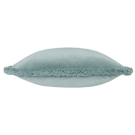 Freya Velvet Pillow Duck Egg 17.7 x 17.7 inch