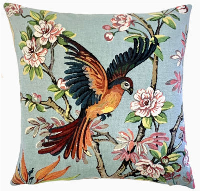 Paradise bird right cushion cover - 18x18