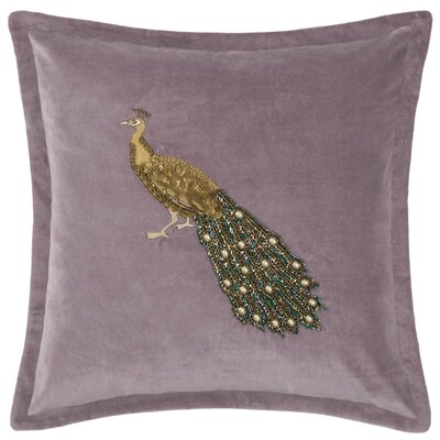  Mayura embroidered cushion lavender 22x22 inch