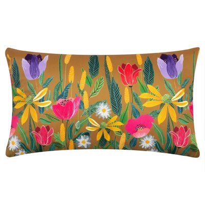 House of Bloom Celandine Rectangular outdoor cushion 3,9 x 11,8 x 19,7 in Saffron