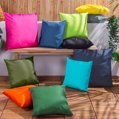 Plain outdoor cushion Olive 3,9 x 21,7 x 21,7 in