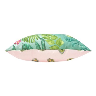 Peacock Large outdoor floor cushion, Seafoam 70 x 70 cm