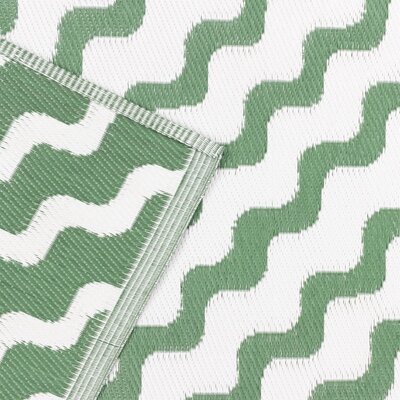 Rug - Wave - indoor and outdoor - green - 47,2 x 70,9 in