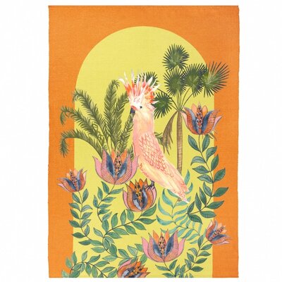 Rug - Cockatoo - indoor and outdoor - Orange - 47,2 x 66,9 in