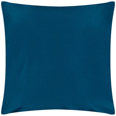 Buitenkussen - Effen - Polyester -  Koninklijk blauw- 55x55 cm