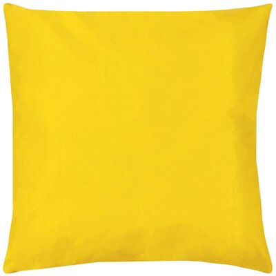 Buitenkussen - Effen - Polyester -   Geel - 55x55 cm