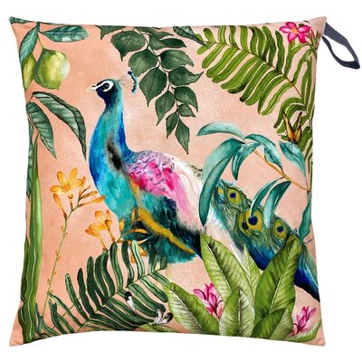 Peacock  Blush large outdoor floor cushion 3,9 x 27,6 x 27,6 in