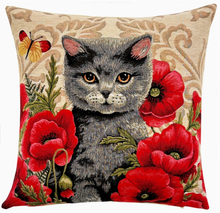 British Shorthair Cushion Cover - 18x18