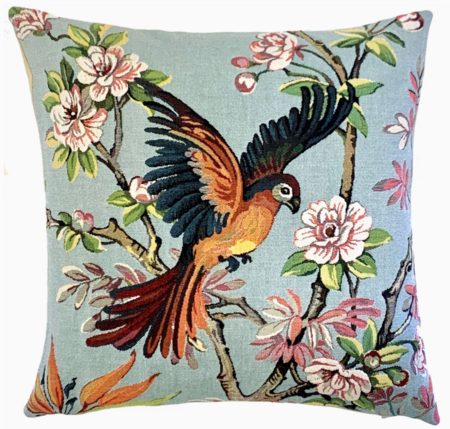 Paradise bird right cushion cover - 18x18