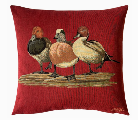 Winered ducks cushion cover - 18x18