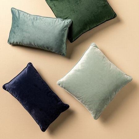 Velvet decorative cushion Finn - 30x50cm Insignia Blue