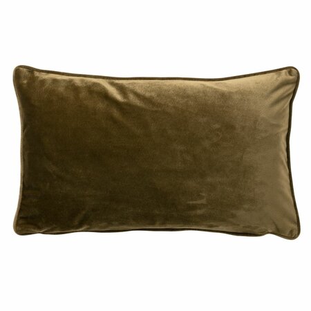 Velvet decorative cushion Finn - 30x50cm Military Olive